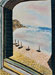 Spiaggia vista da una finestra - Acrilico 70x50